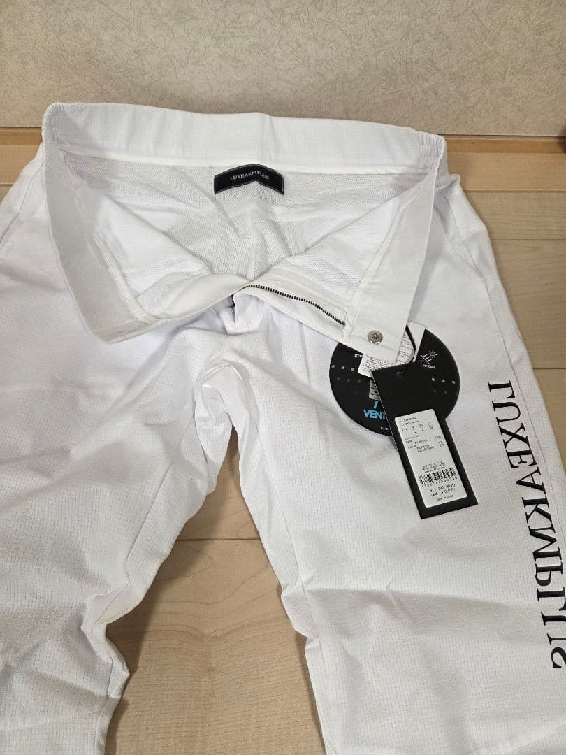 新品 リュクスエイケイエムプラス ゴルフパンツ スラックス メンズ XLサイズ