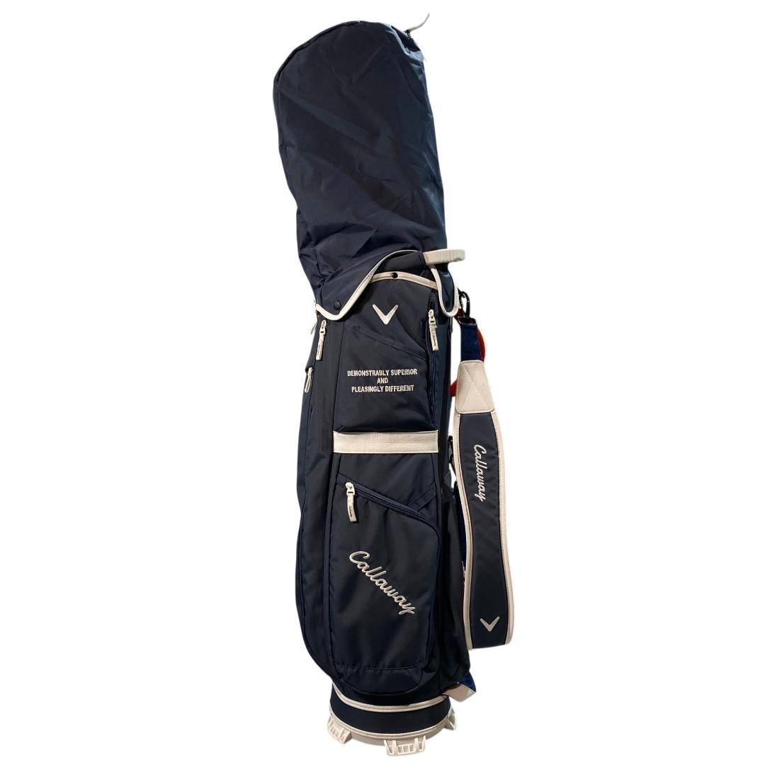 CALLAWAY キャロウェイ ゴルフ フード付き キャディバッグ ネイビー
