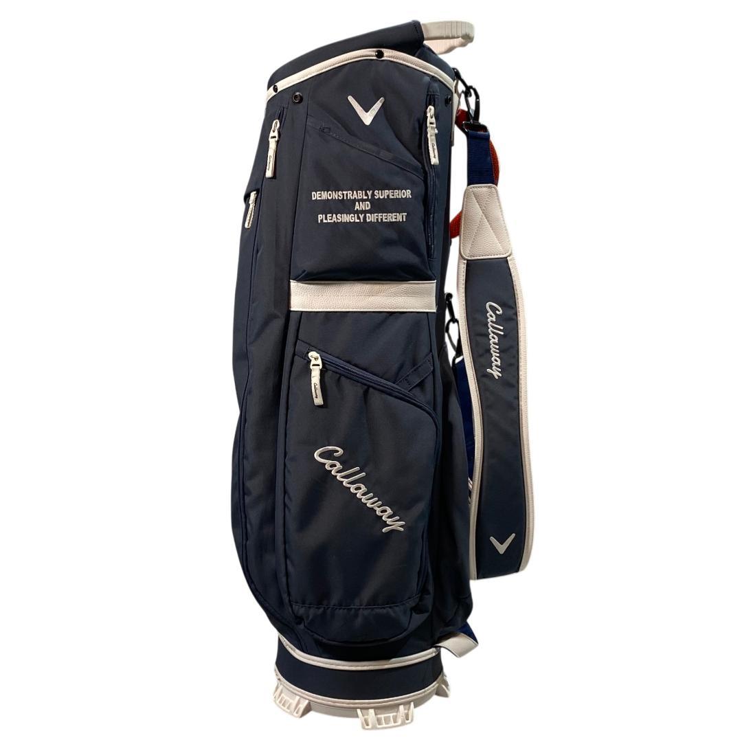 CALLAWAY キャロウェイ ゴルフ フード付き キャディバッグ ネイビー