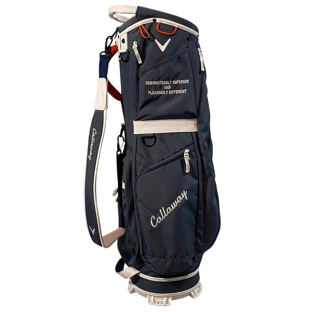 CALLAWAY キャロウェイ ゴルフ フード付き キャディバッグ ネイビー
