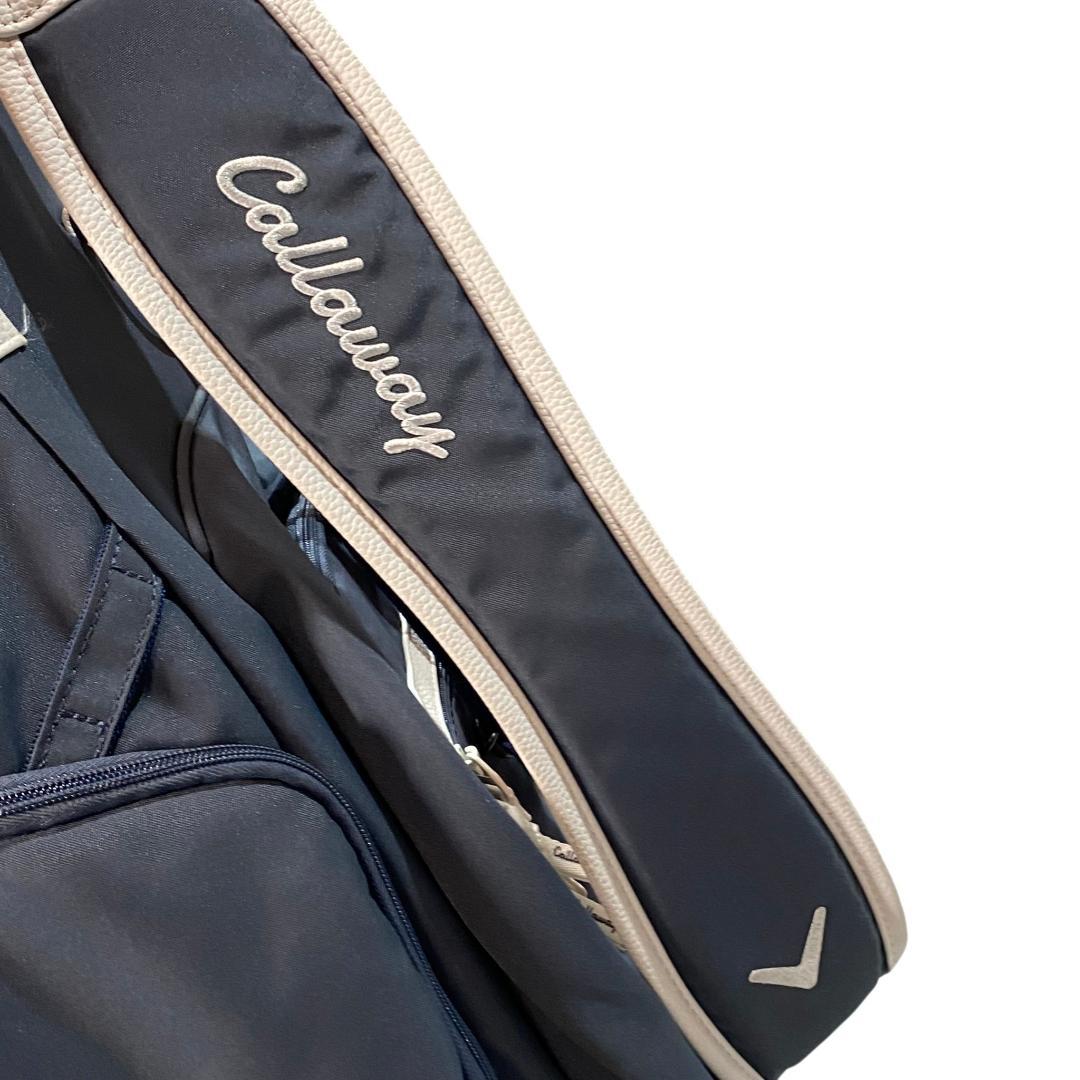 CALLAWAY キャロウェイ ゴルフ フード付き キャディバッグ ネイビー