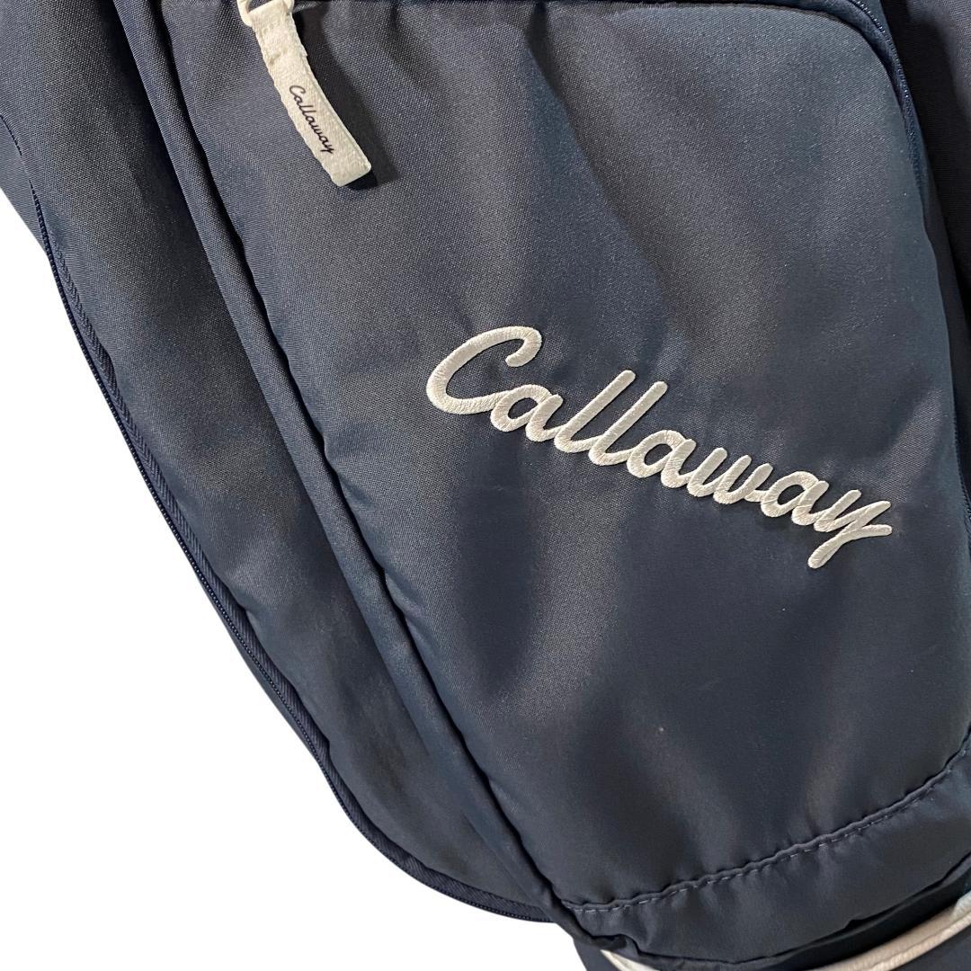 CALLAWAY キャロウェイ ゴルフ フード付き キャディバッグ ネイビー