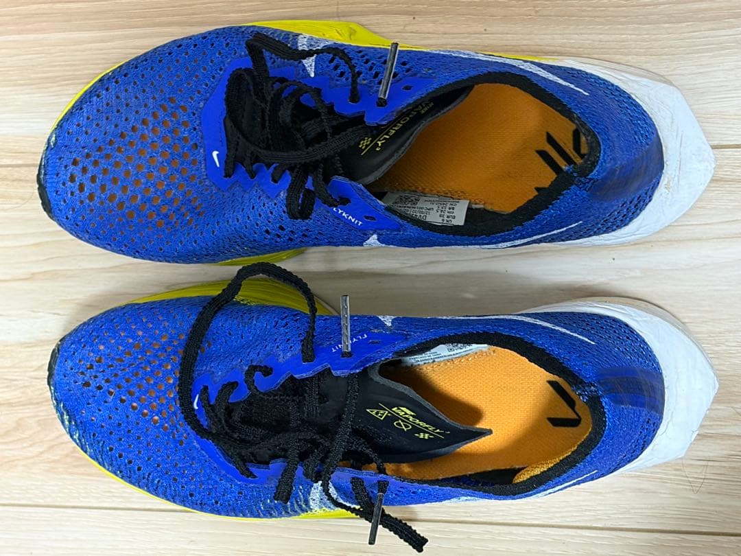NIKE ヴェイパーフライ3 24.5cm 走行約50km レース使用 美品