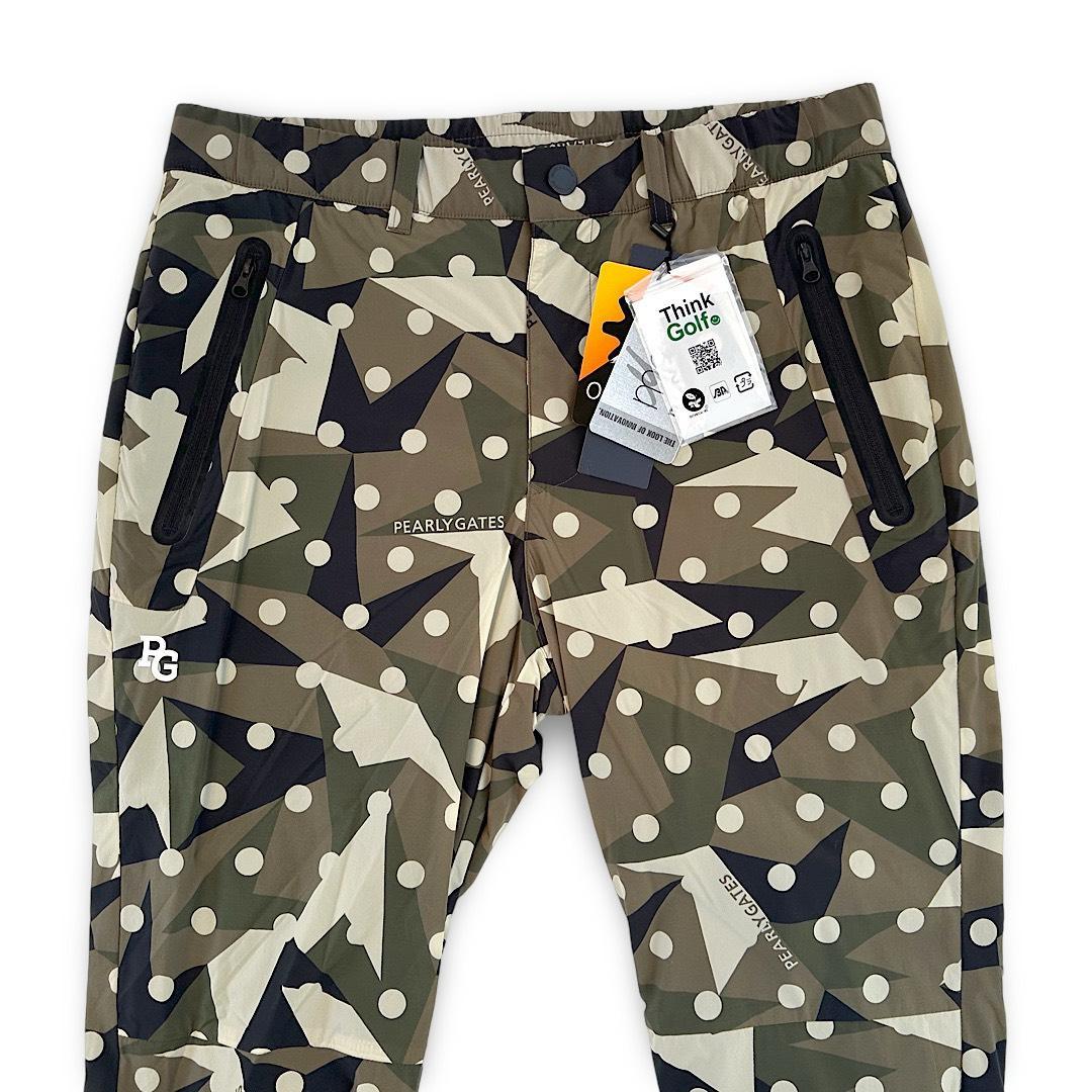 663 パーリーゲイツ定価38,500円 中綿カモフラ柄 メンズパンツ6 LL