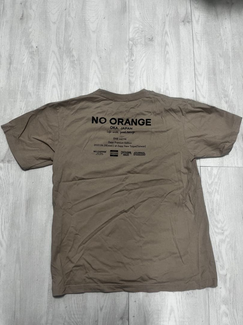 ORANGE RANGE Tシャツ NO RANGE スモーキーピンク L