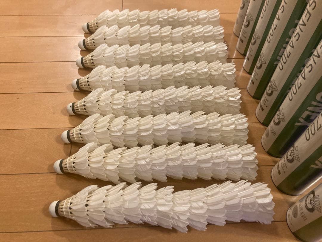 【美品】エアロセンサ700 基礎打ち用シャトル　96個