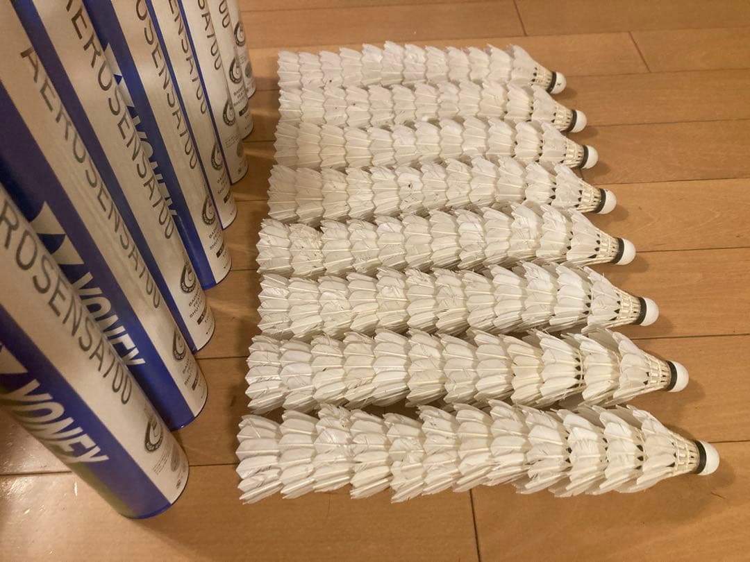【美品】エアロセンサ700 基礎打ち用シャトル　96個