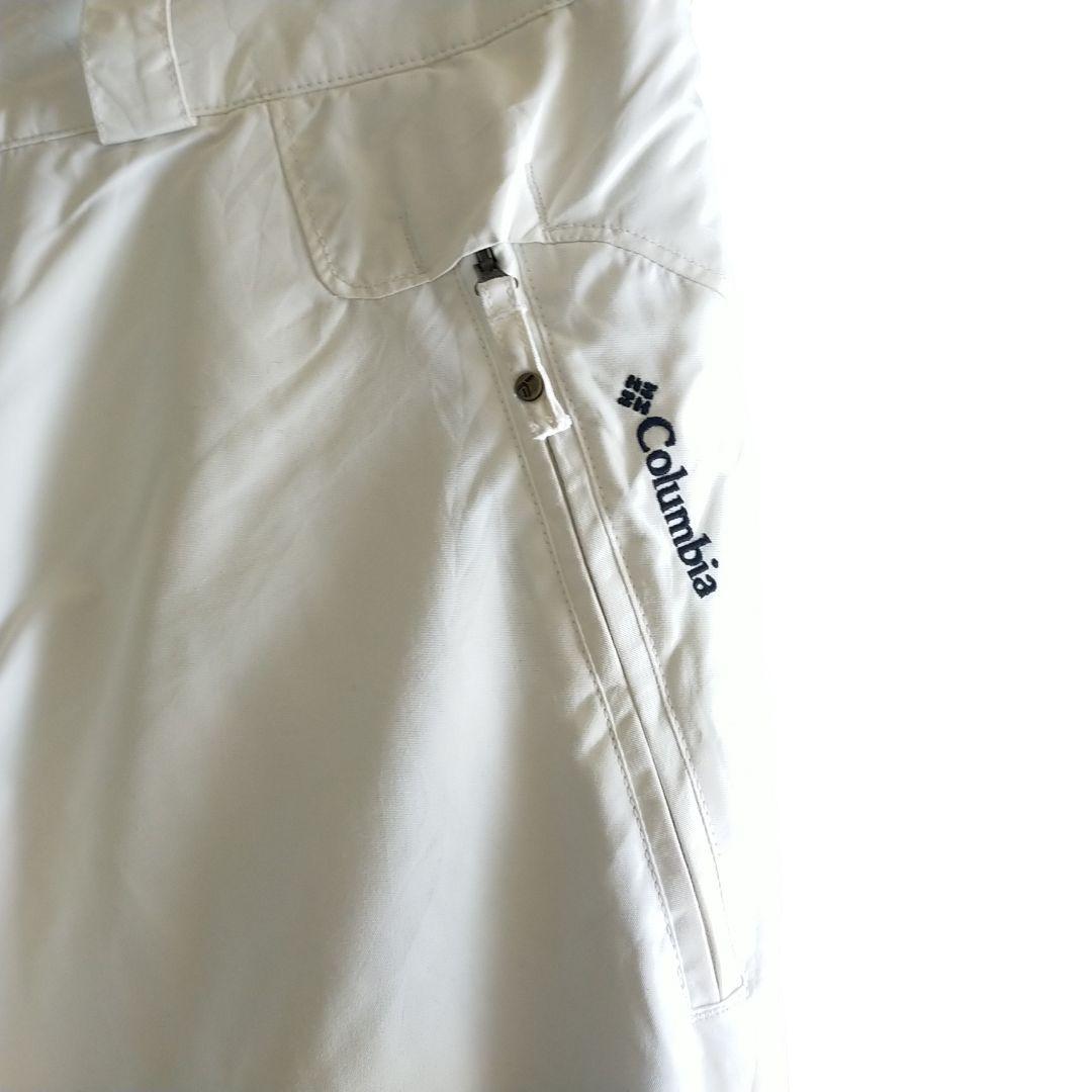 【美品 高機能】US Columbia OMNI-TECH スノーパンツ 白 M