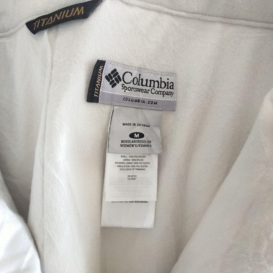 【美品 高機能】US Columbia OMNI-TECH スノーパンツ 白 M