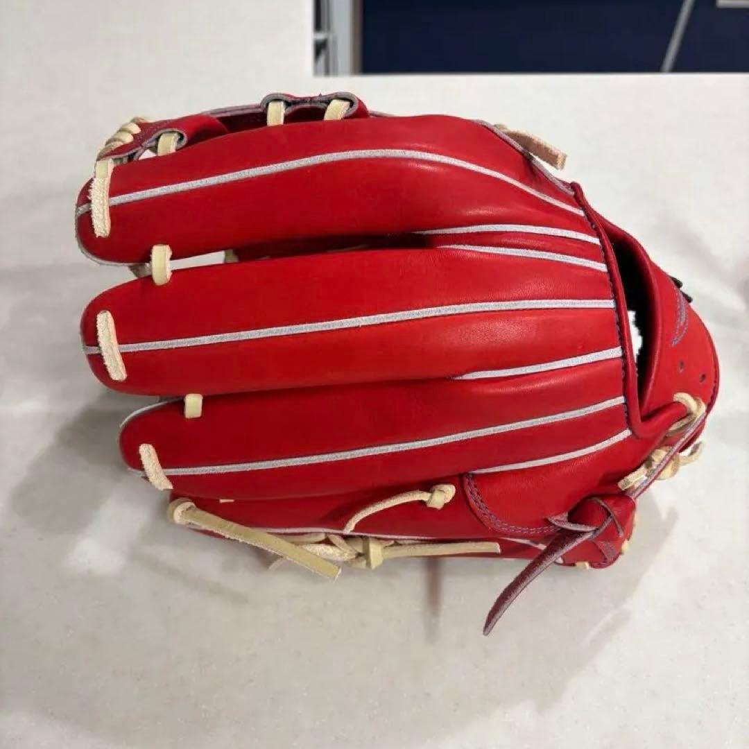 新品同様　SSK プロエッジW 軟式用 内野手モデル