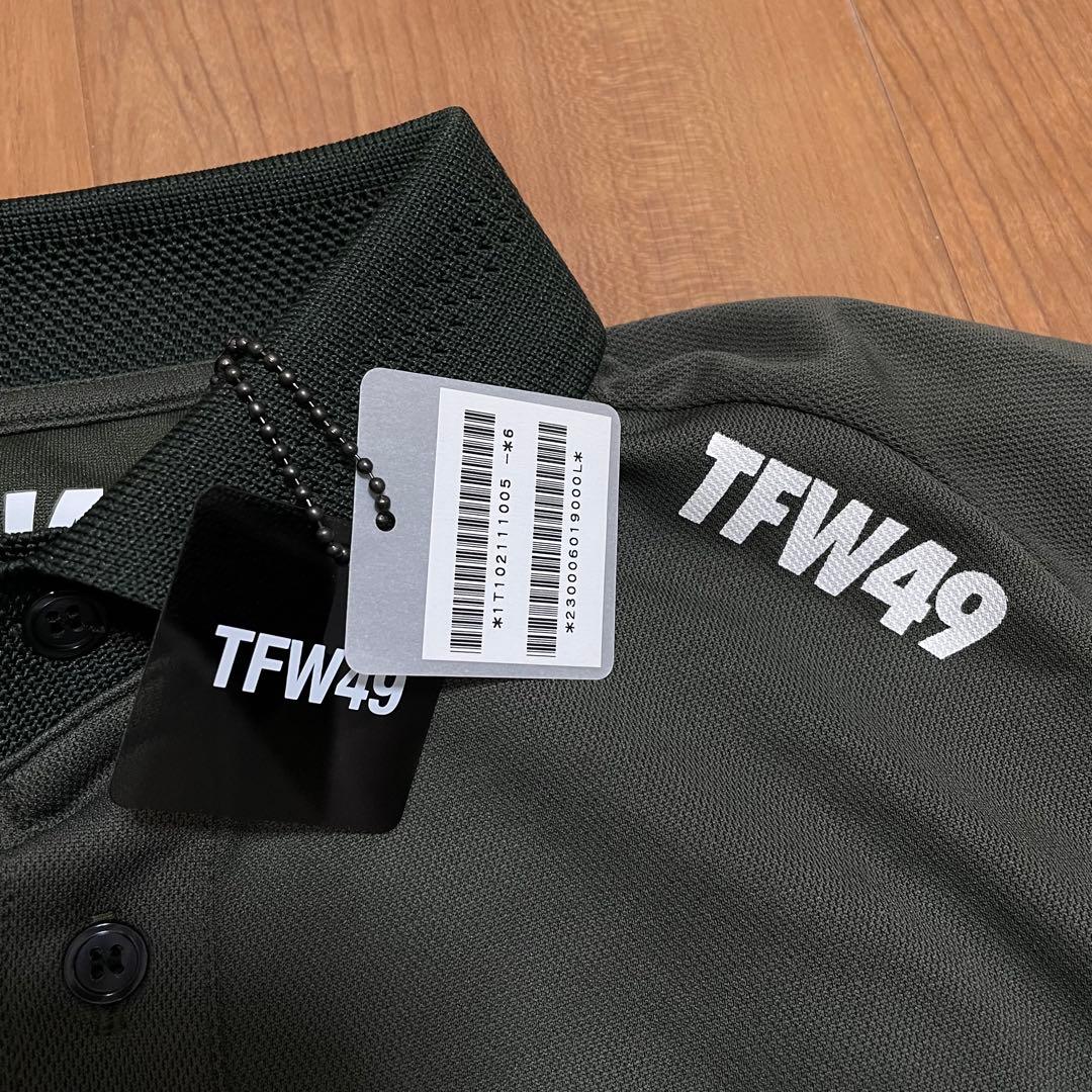 新品タグ付き　TFW49 ポロシャツ　カーキ　6 XL ゴルフ
