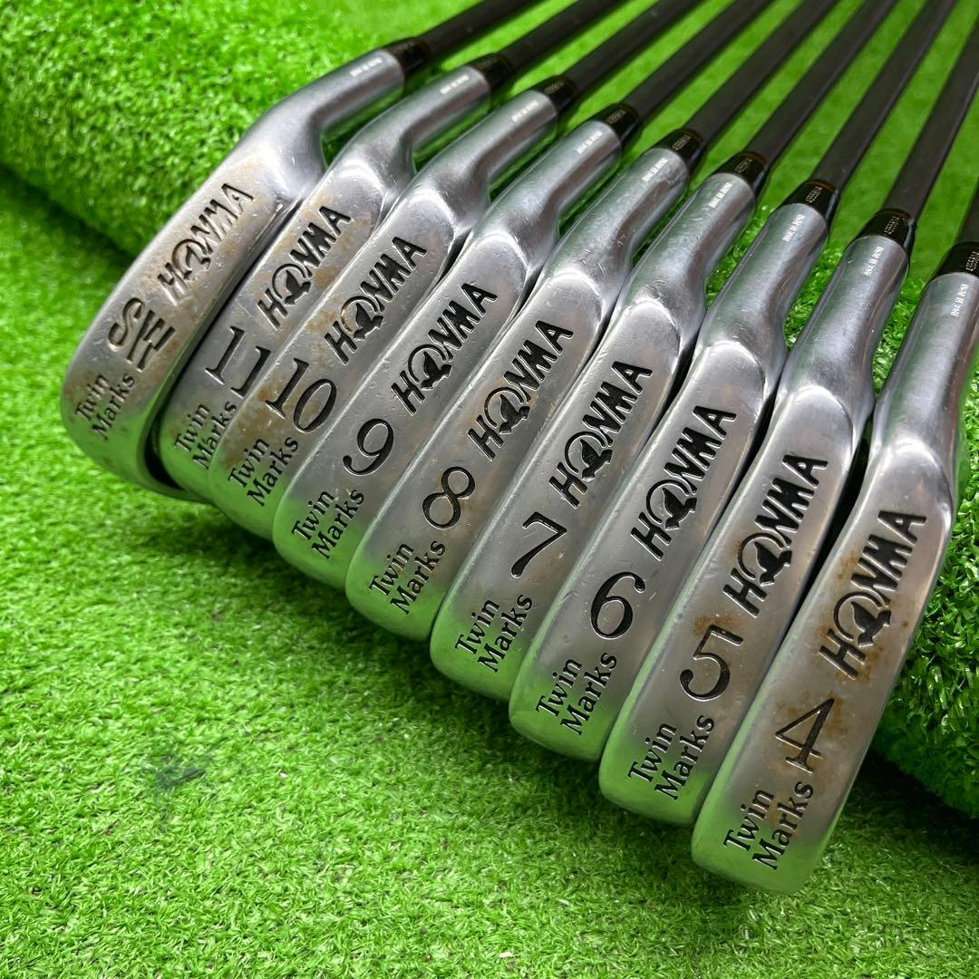 寶TIS-584 HONMA Twin Marks アイアンセット 9本
