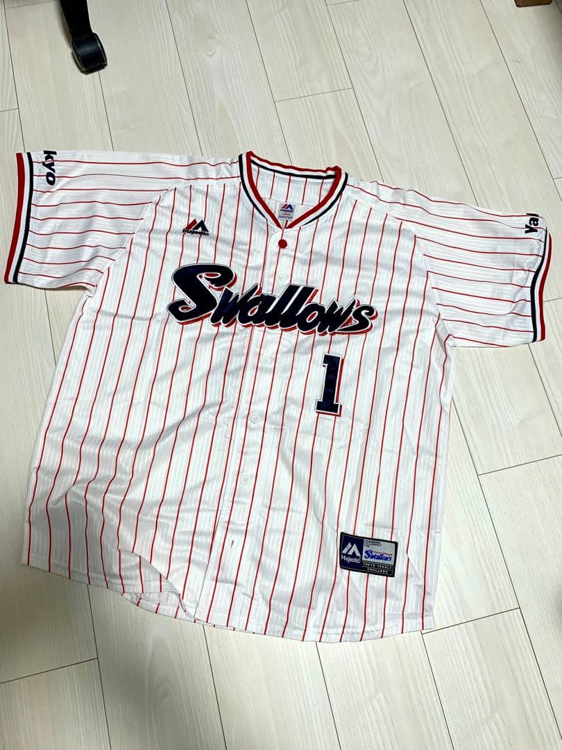 ヤクルトスワローズ　山田哲人　ユニフォーム　サイズL