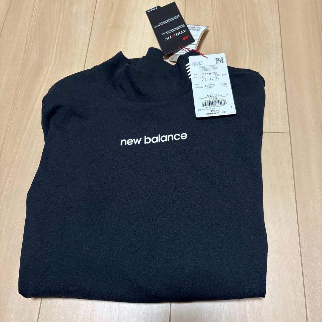 new balance レディース長袖シャツ サイズ2 黒