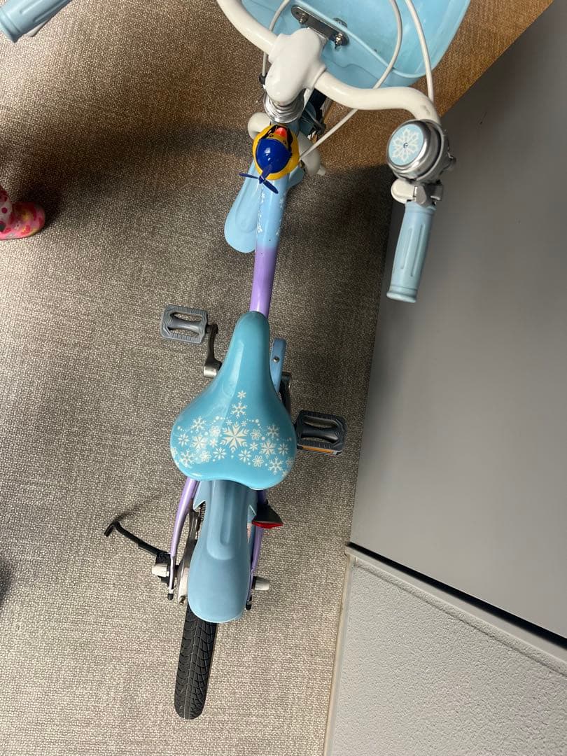 【引き取りお願いします】子供用自転車16インチ　アナと雪の女王　エルサ　アナ