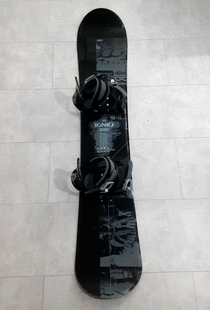 IGNIO イグニオ スノーボードセット 150cm バインディング付き