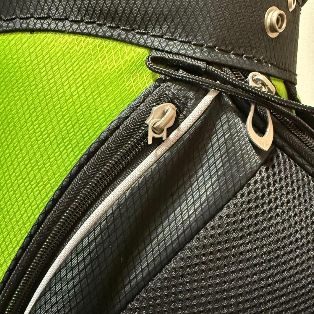 MIZUNO T-ZOID キャディバッグ 軽量 9型 ブラック グリーン