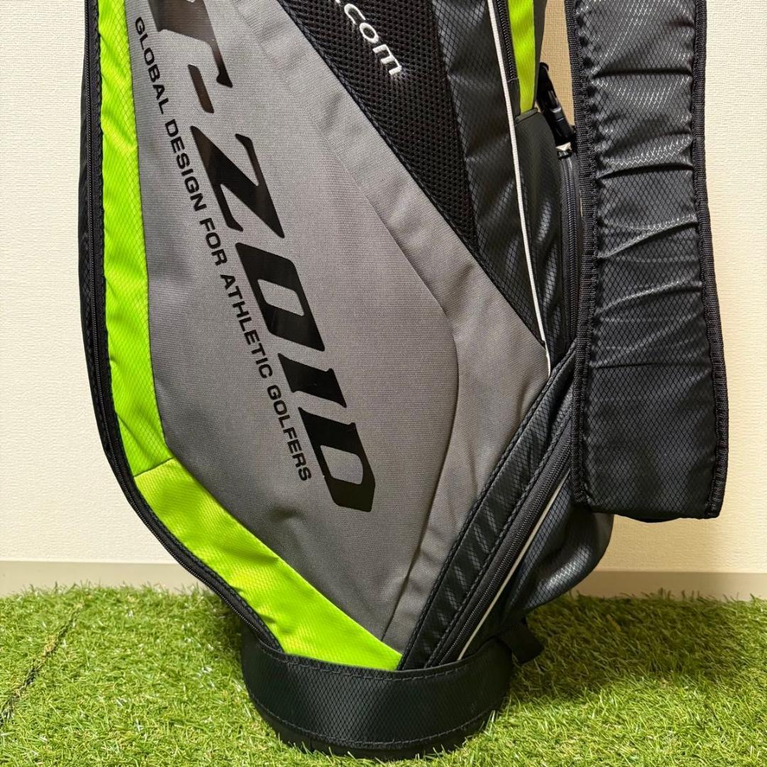 MIZUNO T-ZOID キャディバッグ 軽量 9型 ブラック グリーン