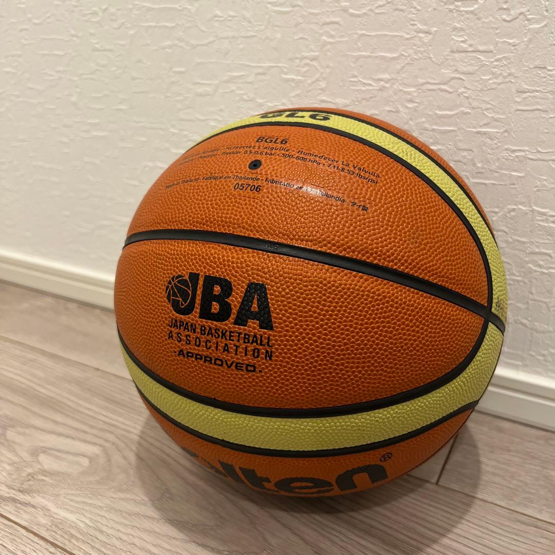 美品 モルテン バスケットボール 6号 FIBA OFFICIAL
