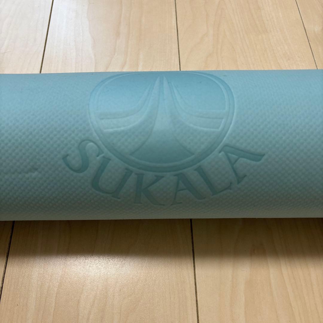 SUKALA ヨガマット ライトブルー 収納バッグ付き