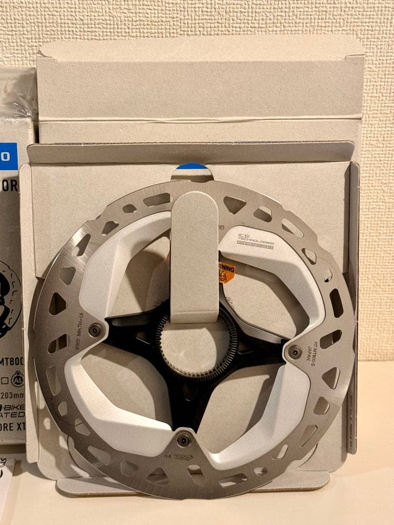 【新品同様】シマノ RT-MT800 160mm ディスクローター 2枚セット