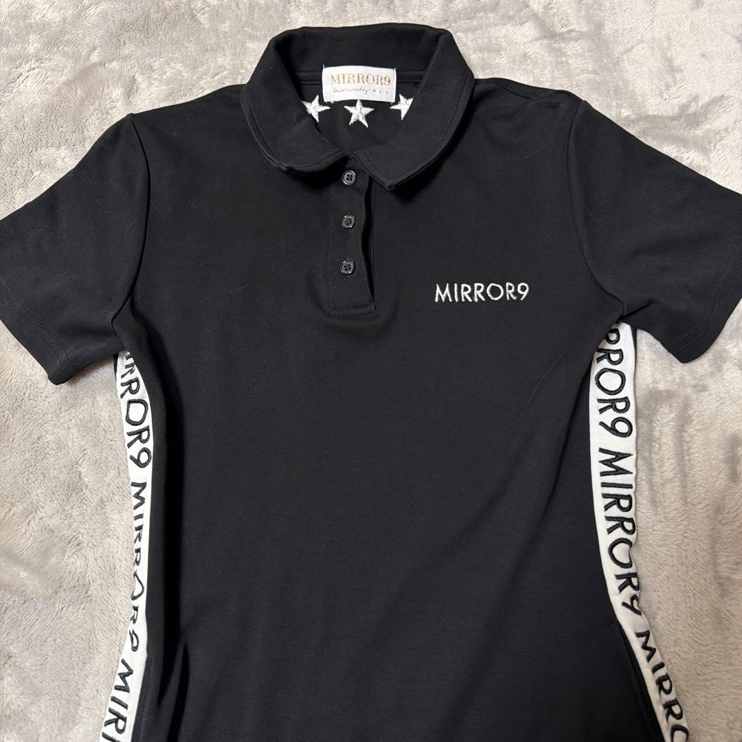 MIRROR9 ブラックポロワンピース