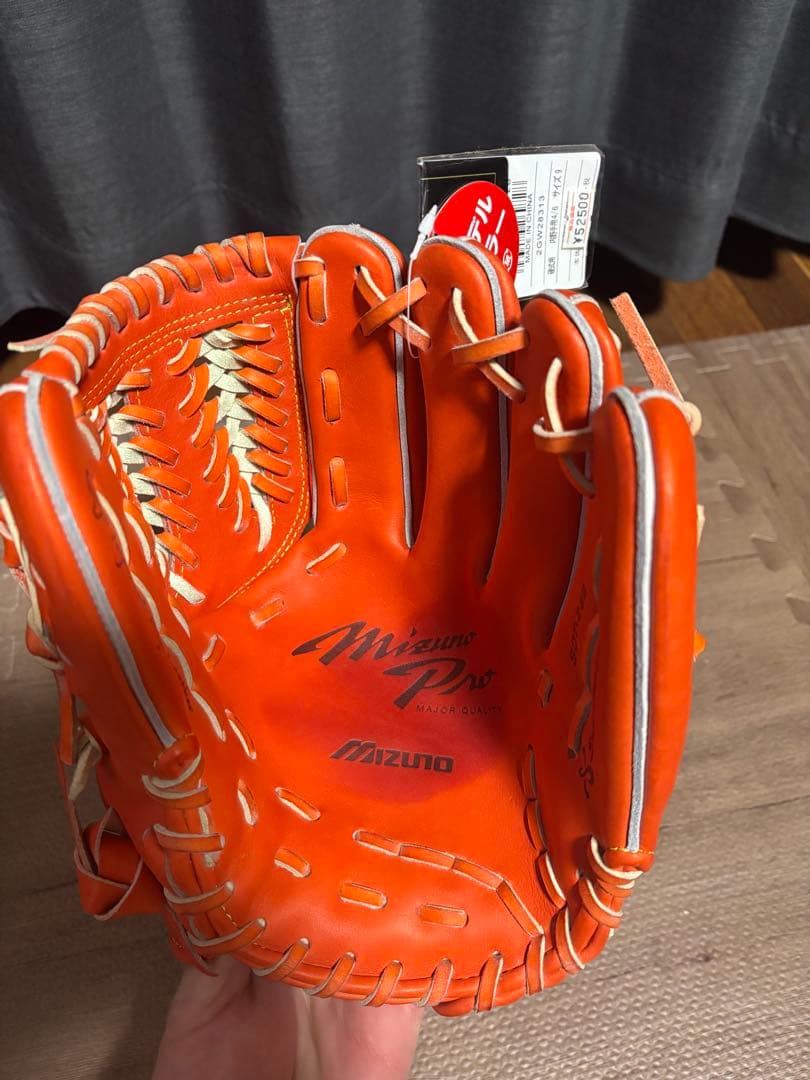 Mizuno Pro オレンジ グローブ 箱付き