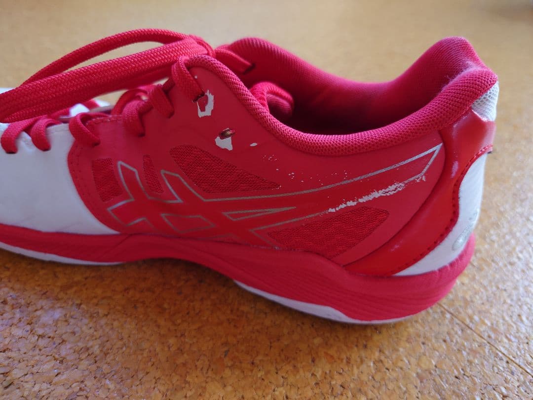 バレーボールシューズ ASICS V-SWIFT FF3 26.5cm　白/赤