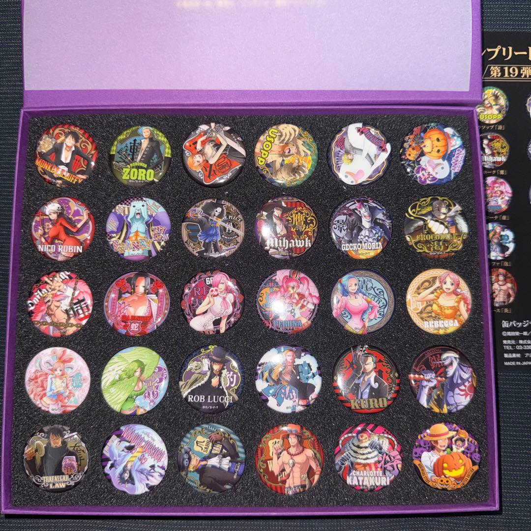 ONEPIECE 輩缶バッジ第19弾 コンプリートセット