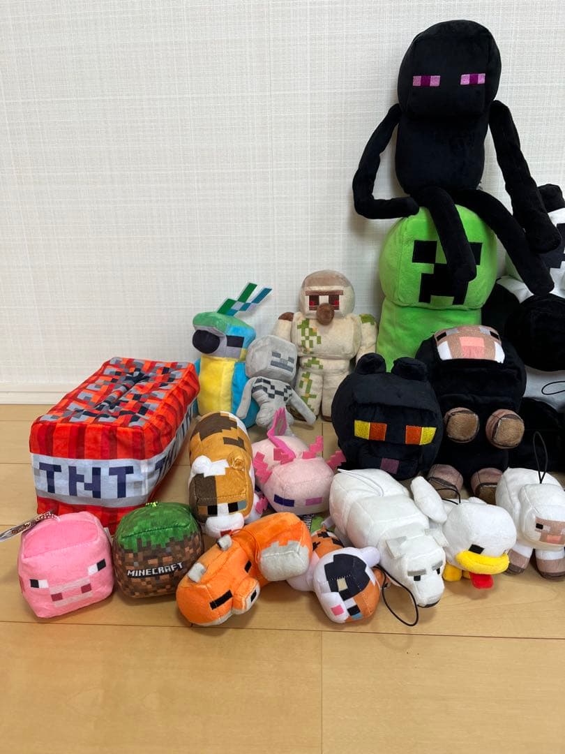 Minecraft マスコットぬいぐるみセット30個