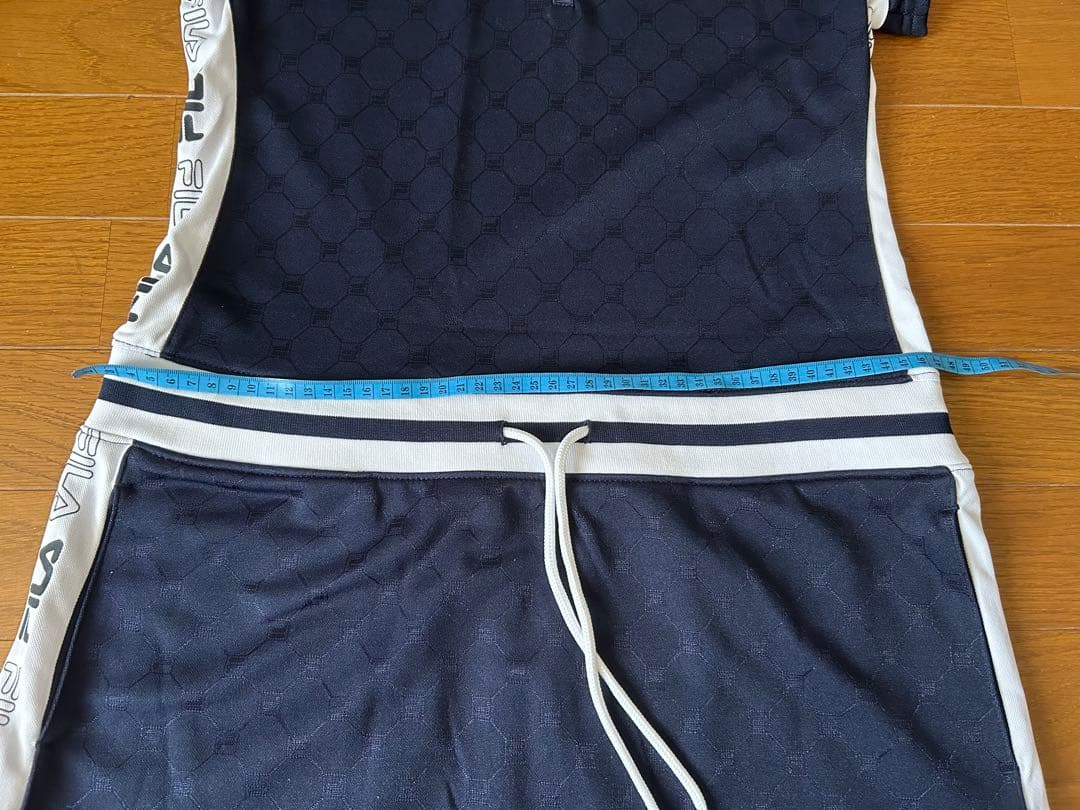 【試着のみ】フィラ FILA ゴルフ 半袖ワンピース751407 ネイビー