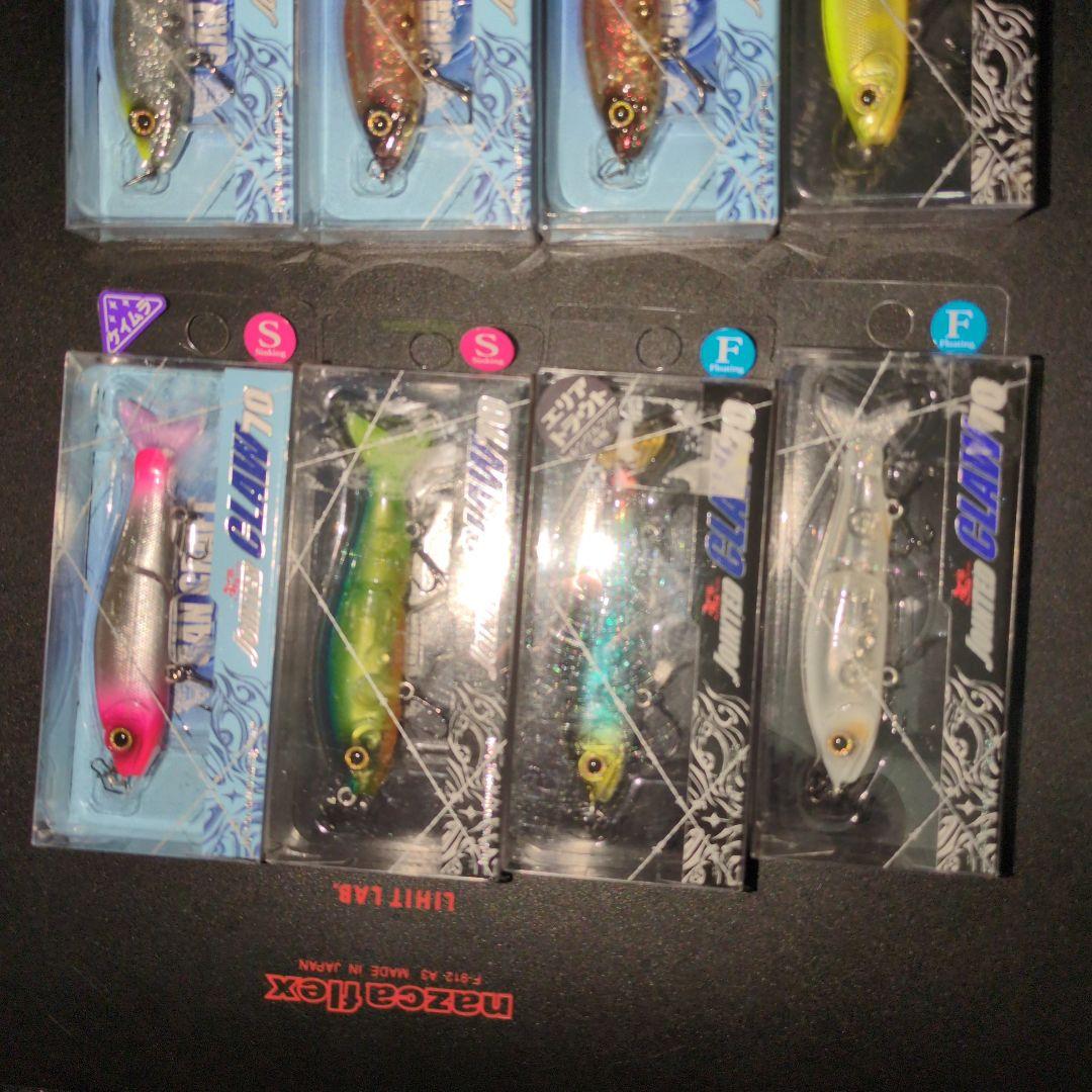 JOINTED CLWA７０ジョインテッドクロー７０ ミノー・プラグ ８個セット