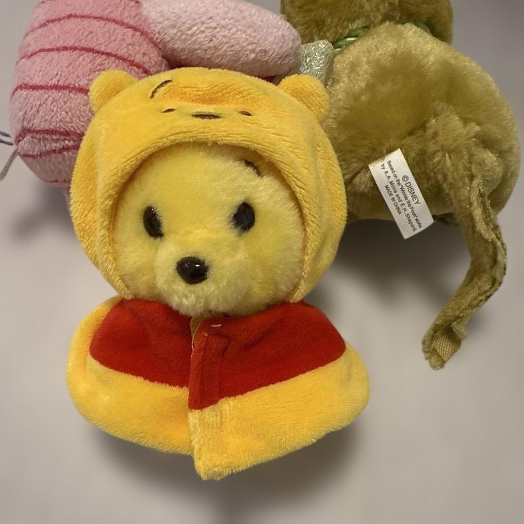 ディズニー　くまのプーさん　マスコット　ぬいぐるみ　セット
