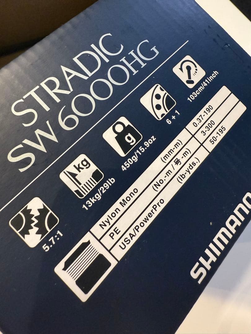 シマノストラディックSW6000HG 【未使用に近い】