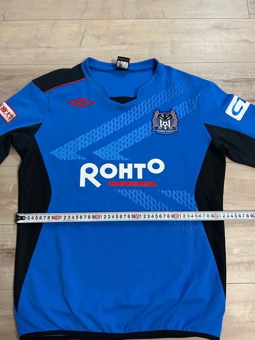 ガンバ大阪　アンブロ　UMBRO 長袖　サッカーウェア　ブルー　Oサイズ
