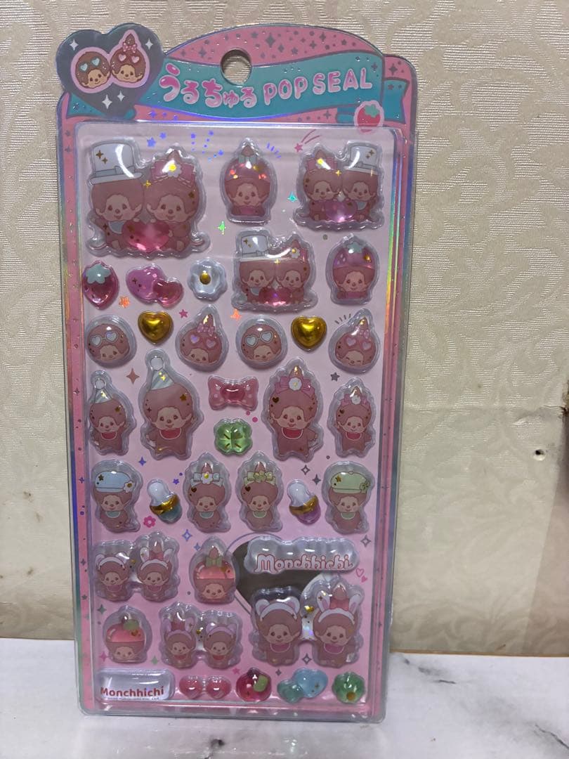 《正規品》 パワパフ モンチッチ サンリオ うるちゅる シール　10枚セット