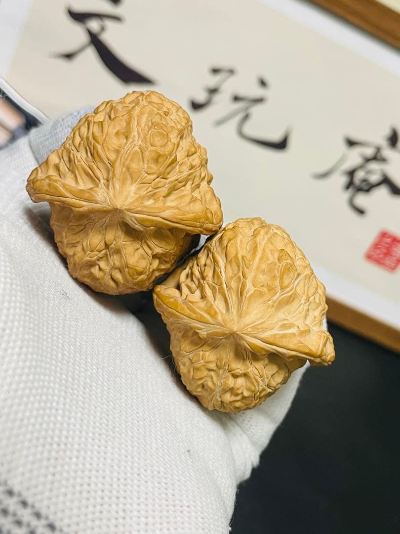 ❤️新入荷❤️No.685-a❤️文玩くるみ（文玩核桃） 精配南瓜