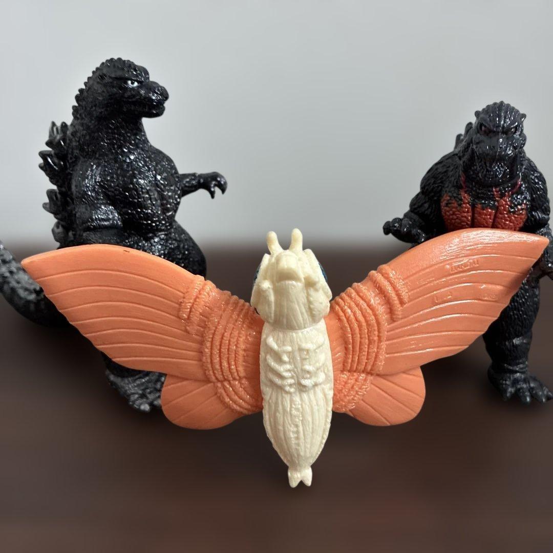 絶版ゴジラVSモスラ　フィギュアセット