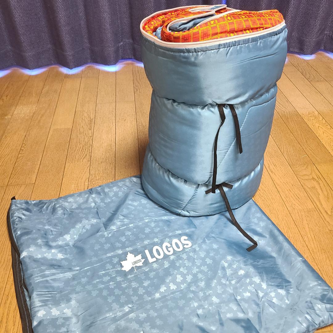 【極美品】LOGOS ミニバンぴったり寝袋 冬用 2個セット　ロゴス　シェルフ
