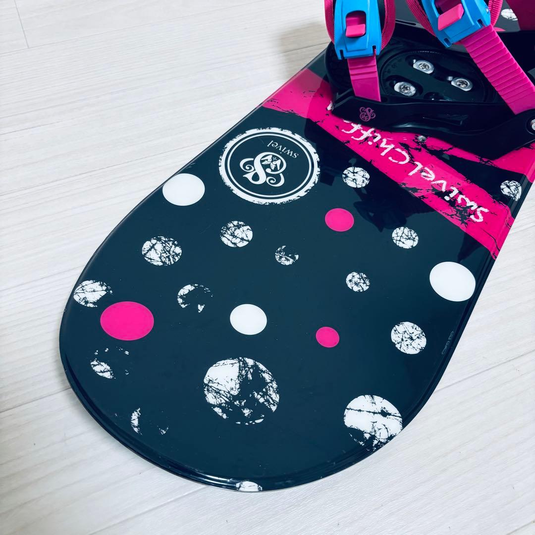 Swivel 128cm 3点セット キッズ レディース スノーボード