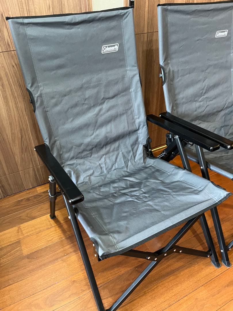 Coleman グレー レイチェア 2脚セット【限定カラー】