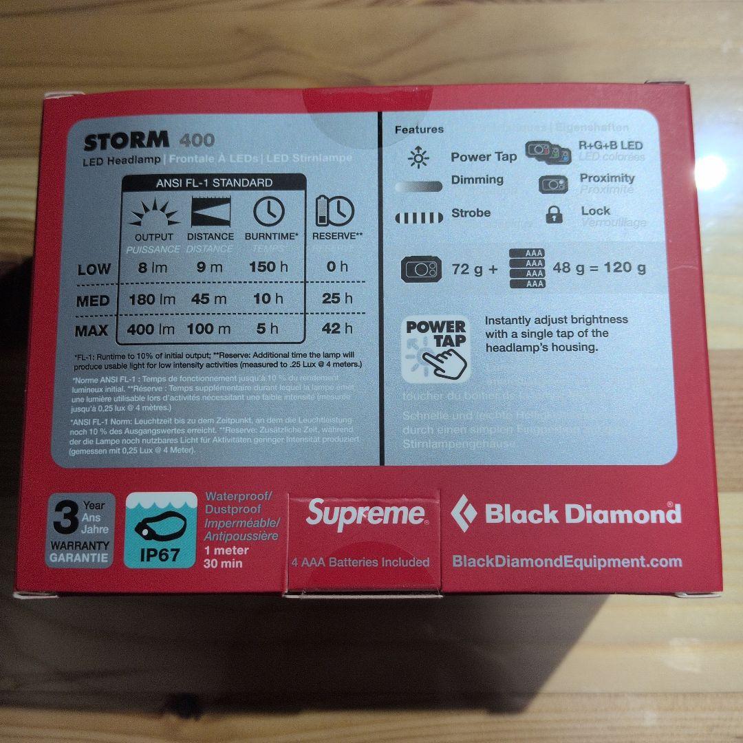 Supreme  Storm 400ヘッドランプ