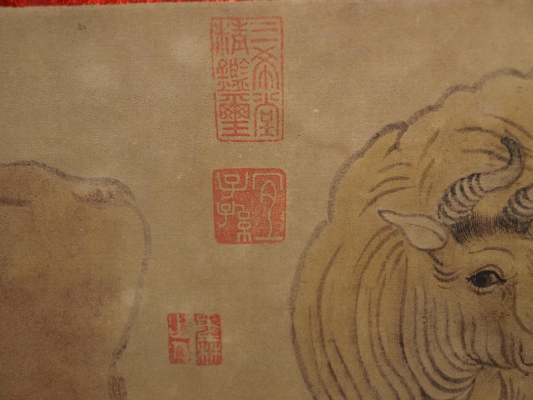 民間仕入れ品　中国明時代の絵　激安骨董品　肉筆保証　 BD005A2-3