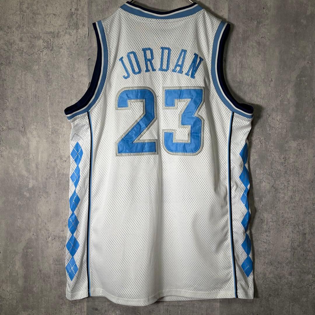 Jordan ノースカロライナ大学時代 ユニフォーム ジャンプマンロゴ刺繍