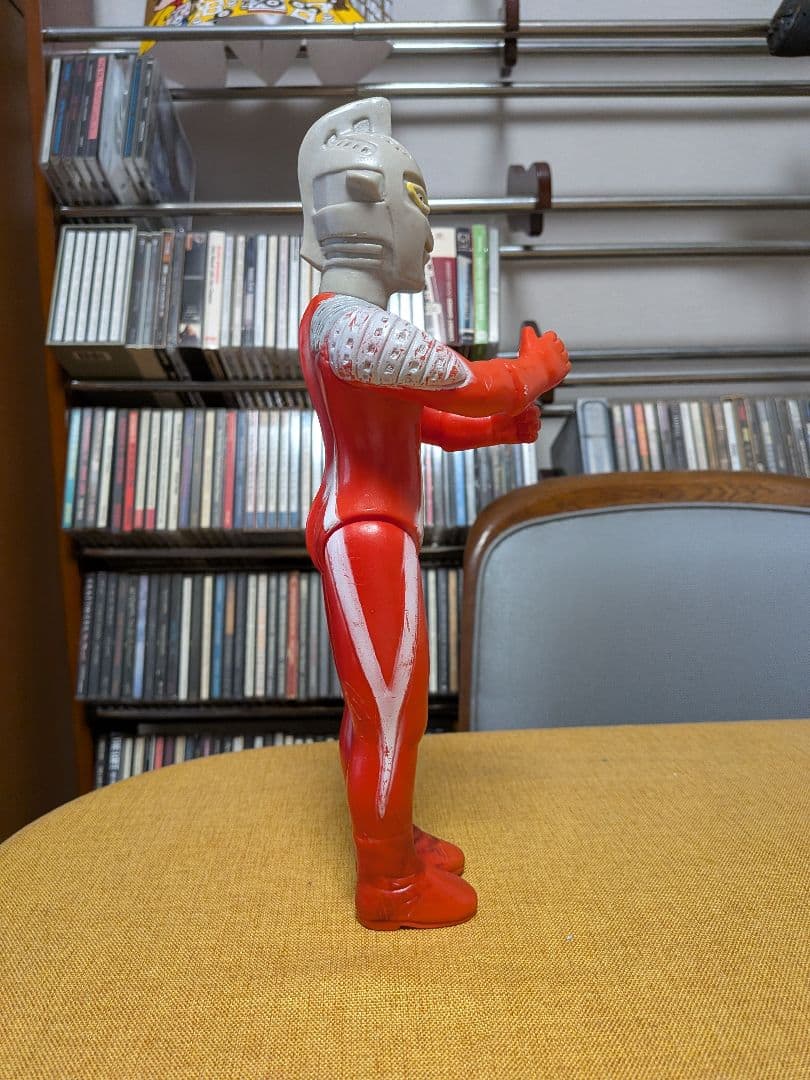 当時物　マルサン製　ウルトラセブン　450サイズ　大サイズ　ブルマァク　ソフビ