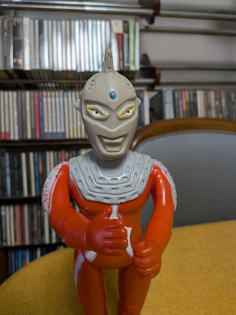当時物　マルサン製　ウルトラセブン　450サイズ　大サイズ　ブルマァク　ソフビ