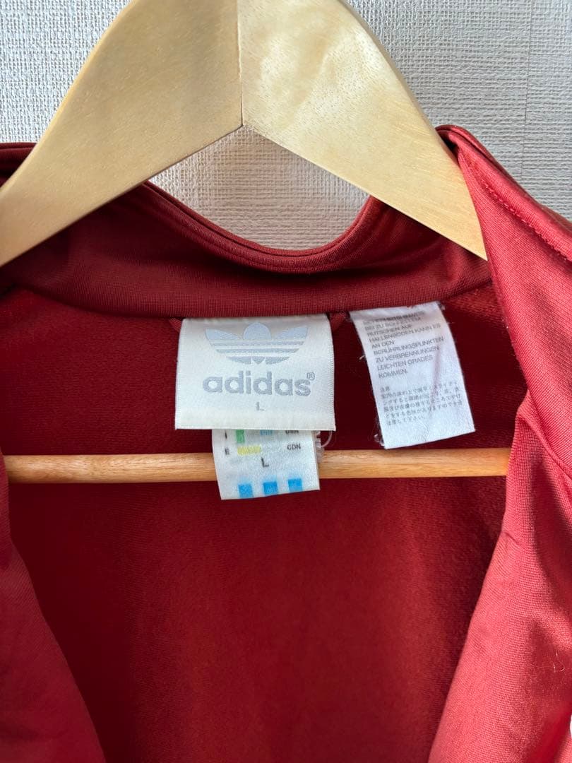 【早い者勝ち！】adidas Lサイズ　ジャージジャケット ストライプ