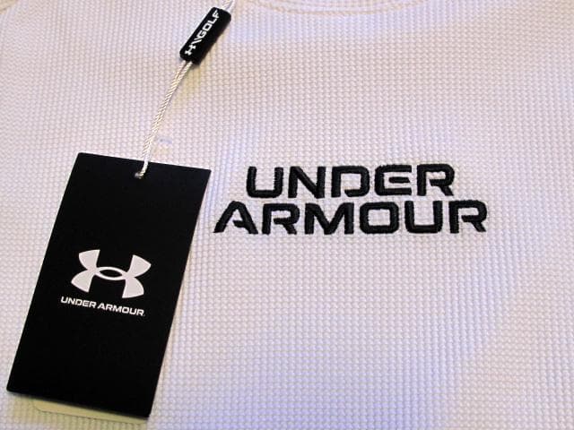 Under Armour M's Golf XL ホワイト モックネックシャツ