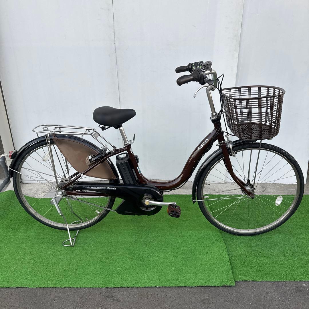ブリヂストン電動アシスト自転車26インチ ブラウン