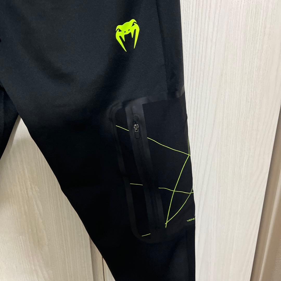 正規品 Venum UFC スウェット パンツ Sサイズ ネオングリーン